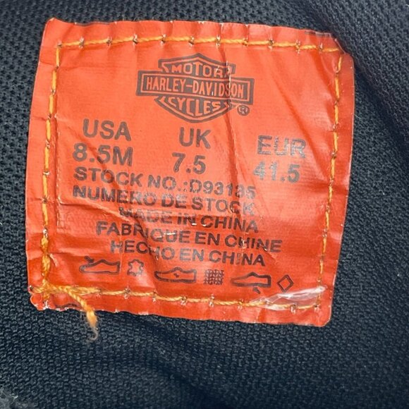 Harley-Davidson Men's Beau 7.5 Inch Wedge Boot Motorcycle, Black, 8.5 S095 - Picture 12 of 12